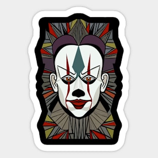 Portrait of Clown 2 Sticker